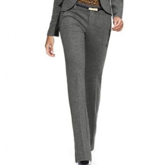 NEW NWT CABI My Favorite Trouser 575 Charcoal Dark Grey Bootcut Dress Pants 6 R - Picture 1 of 16